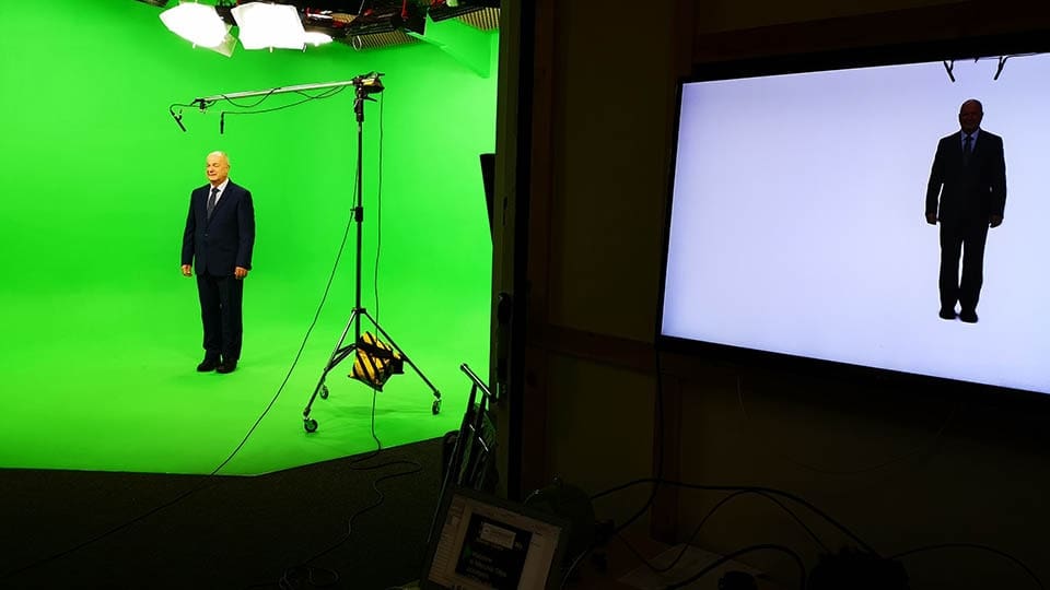 Remote studios with live keying