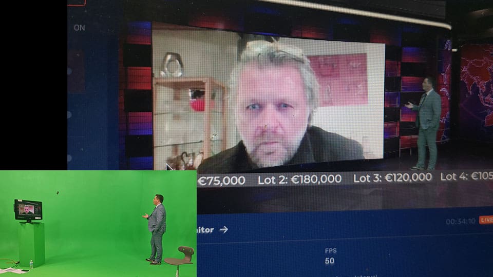 Virtual studio before and after transformation showcase